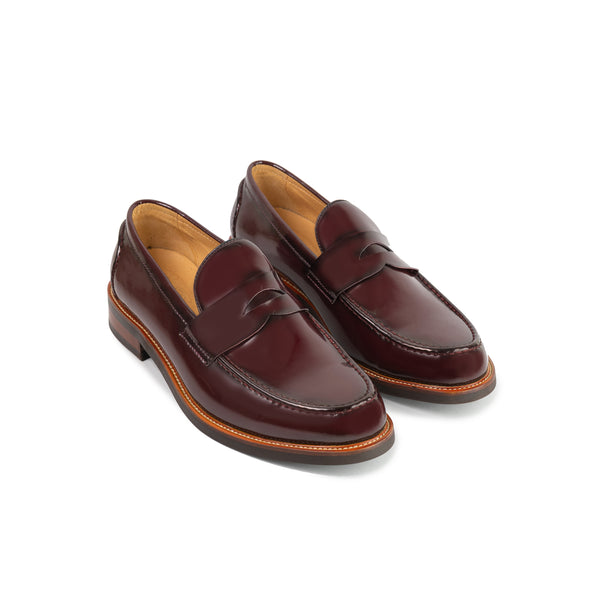 Regal Burgandy Gloss Penny Loafer
